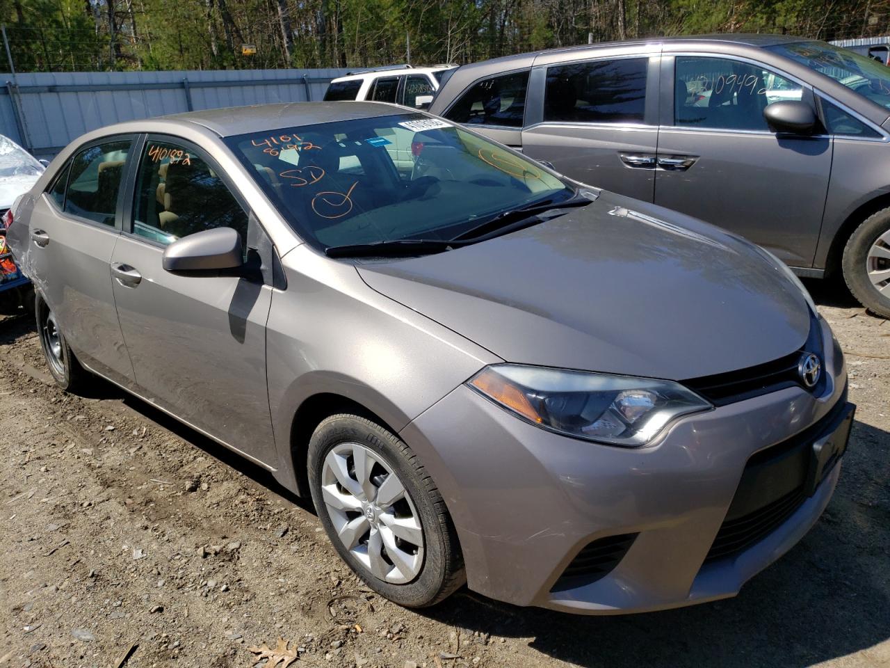 TOYOTA COROLLA L 2014 with VIN 2T1BURHE5EC007931 - Photo from auction