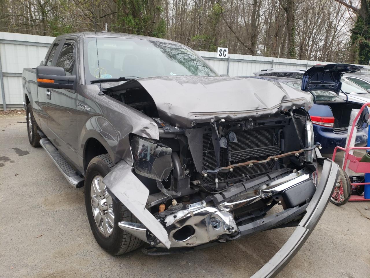 FORD F150 SUPER 2012 with VIN 1FTEX1CM2CFA79937 - Photo from auction