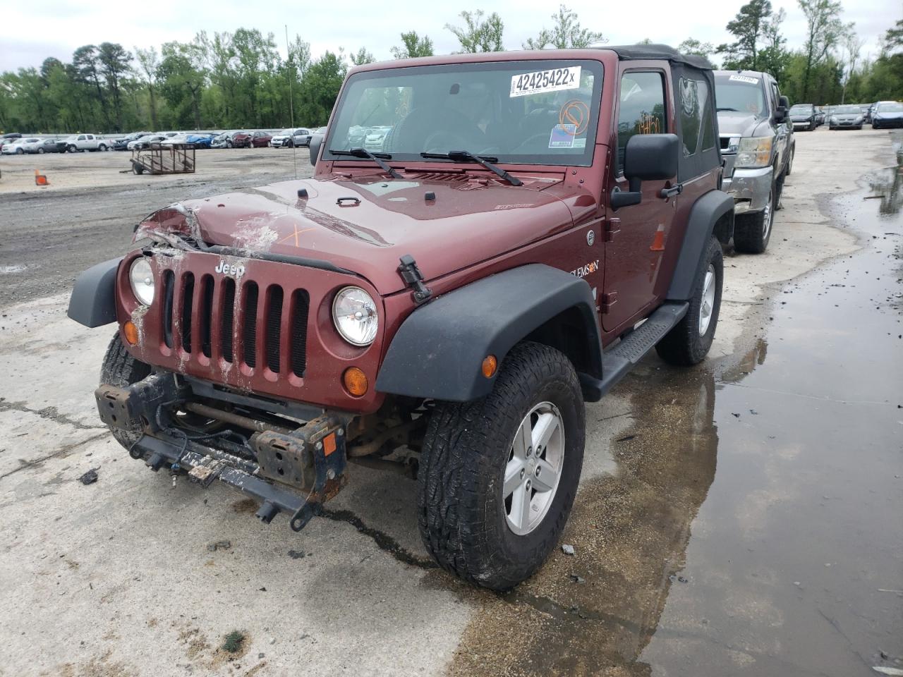 Photo 2 from auction – 2007 JEEP WRANGLER X with VIN 1J4FA24157L109739