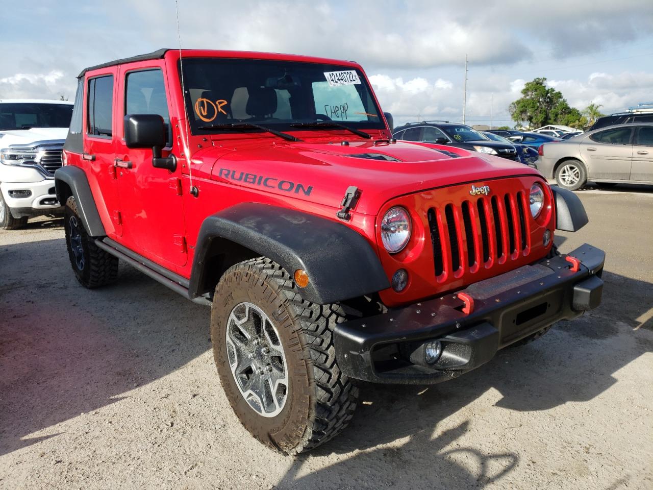 JEEP WRANGLER U 2015 with VIN 1C4BJWFG2FL602225 - Photo from auction