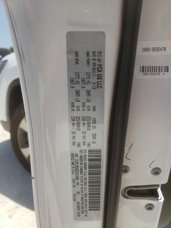 Photo 10 from auction – 2019 JEEP CHEROKEE L with VIN 1C4PJMDX2KD412460