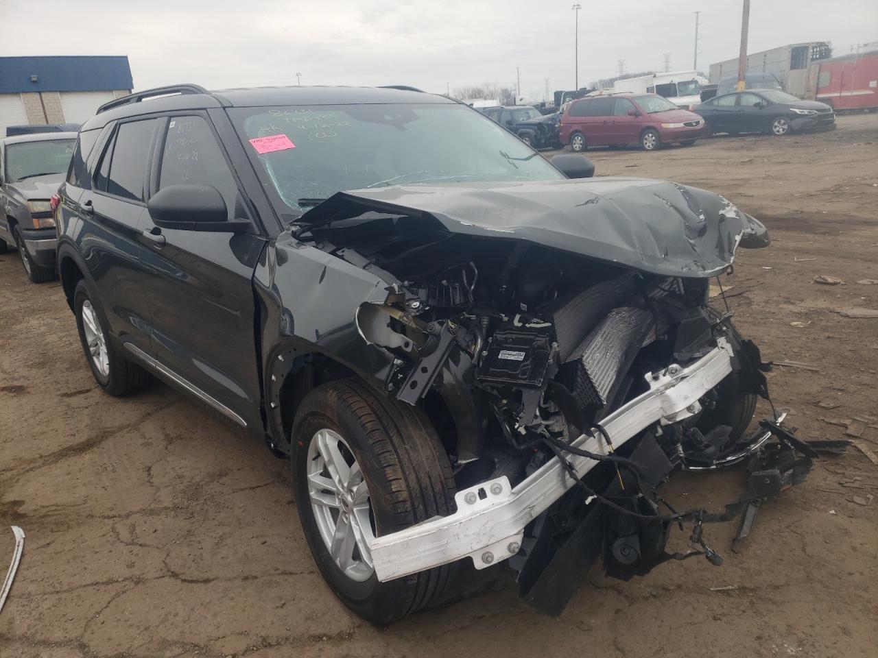 FORD EXPLORER X 2021 with VIN 1FMSK8DH5MGB94664 - Photo from auction