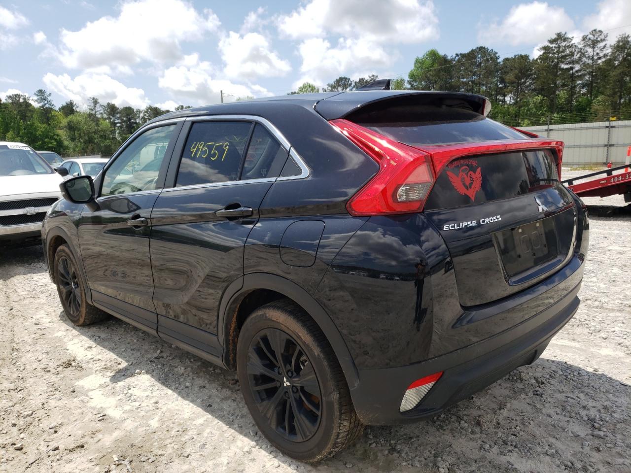 Photo 3 from auction – 2020 MITSUBISHI ECLIPSE CR with VIN JA4AS4AA9LZ011957
