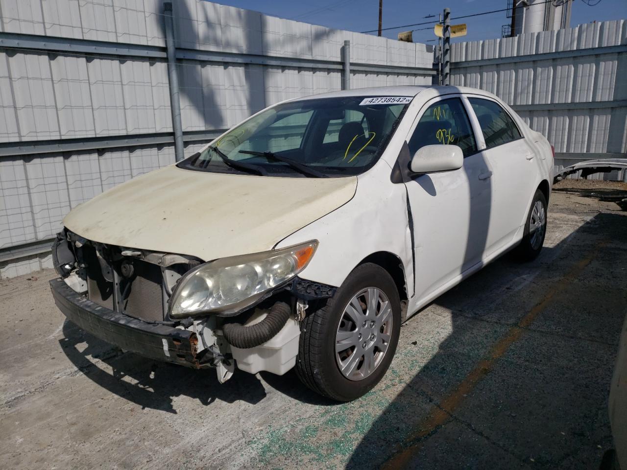 Photo 2 from auction – 2009 TOYOTA COROLLA BA with VIN JTDBL40E699050980