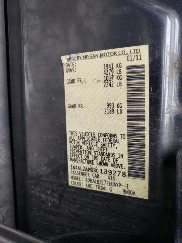 Photo 10 from auction – 2011 NISSAN ALTIMA BAS with VIN 1N4AL2AP0BC139278