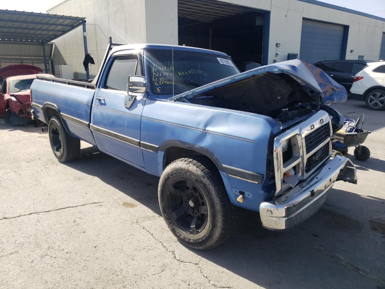 DODGE D-SERIES D 1991 with VIN 1B7KE26C1MS327332 - Photo from auction