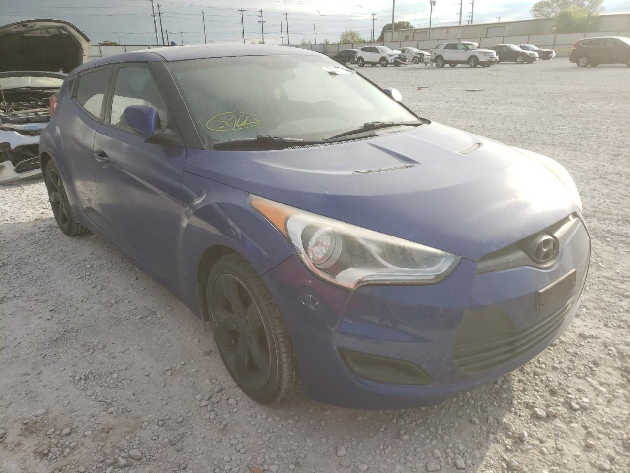 HYUNDAI VELOSTER 2012 with VIN KMHTC6AD1CU026799 - Photo from auction
