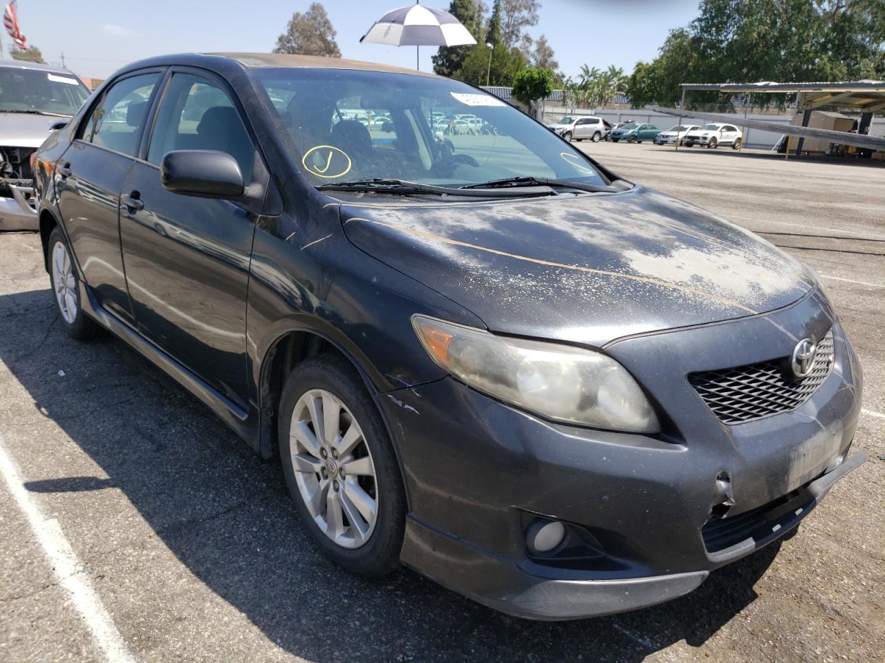 TOYOTA COROLLA BA 2010 with VIN 1NXBU4EE7AZ179037 - Photo from auction