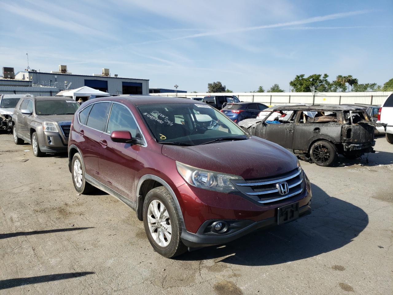 Photo 1 from auction – 2013 HONDA CR-V EX with VIN 5J6RM3H53DL034235