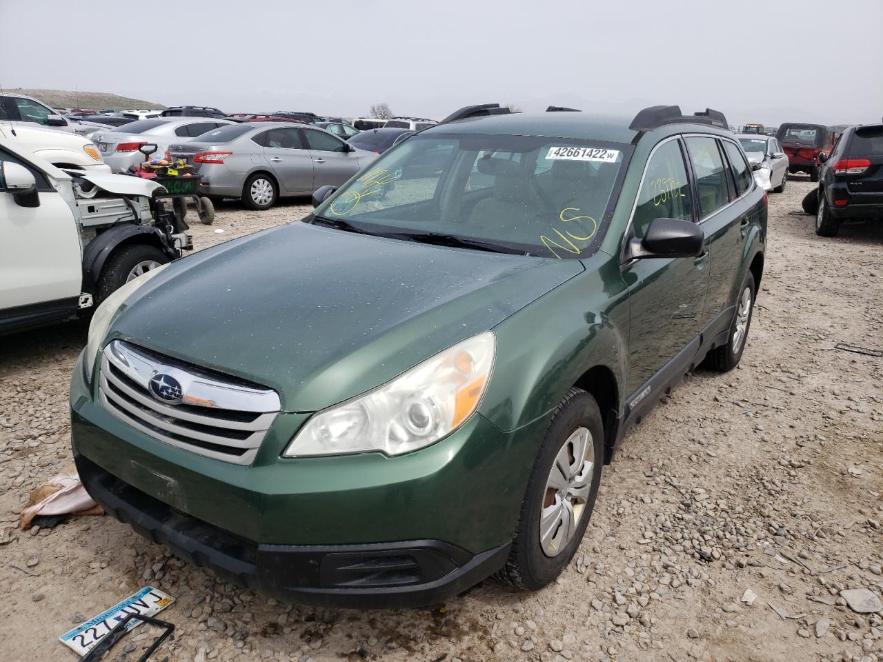 Photo 2 from auction – 2010 SUBARU OUTBACK 2. with VIN 4S4BRCAC1A3311747