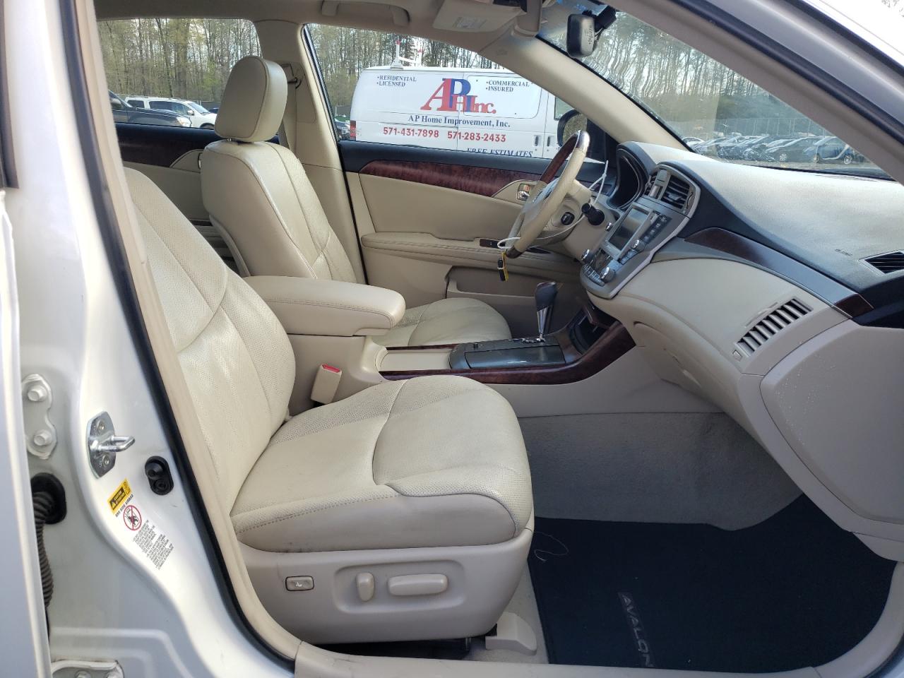 Photo 5 from auction – 2011 TOYOTA AVALON BAS with VIN 4T1BK3DB4BU419783