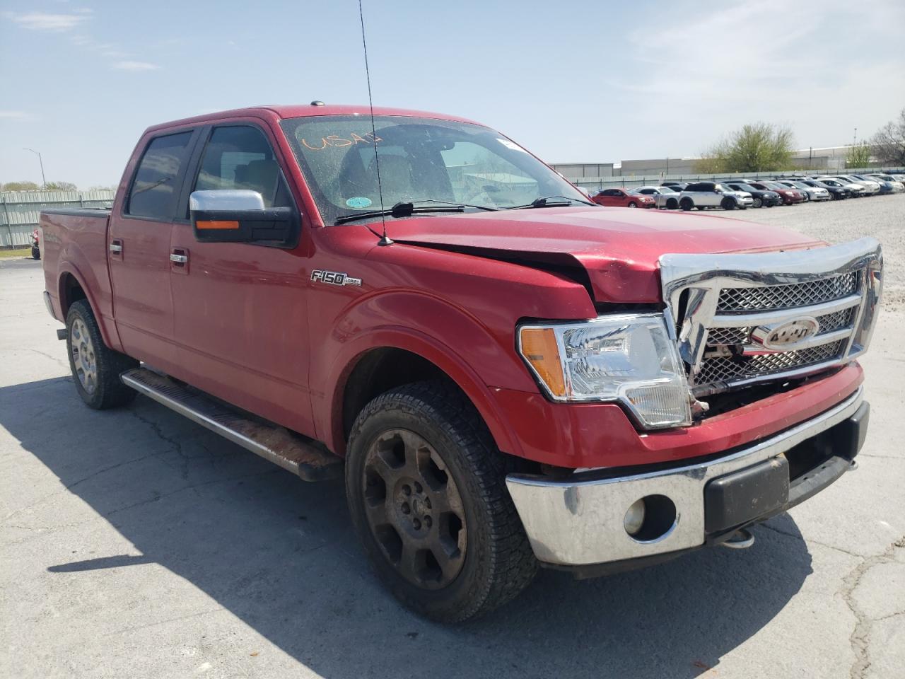 FORD F150 SUPER 2011 with VIN 1FTFW1EF2BFB02217 - Photo from auction