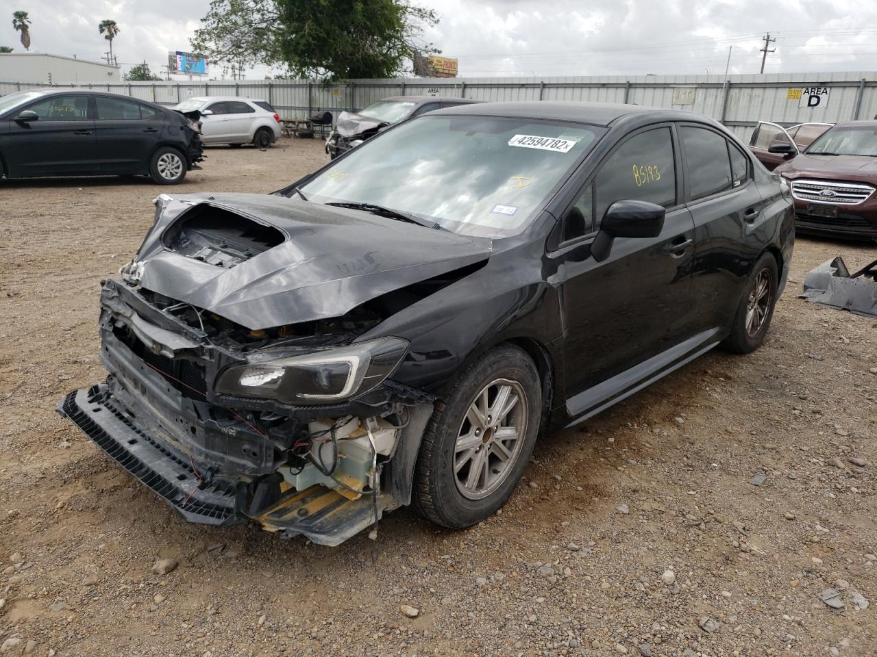 Photo 2 from auction – 2015 SUBARU WRX with VIN JF1VA1A64F9827666