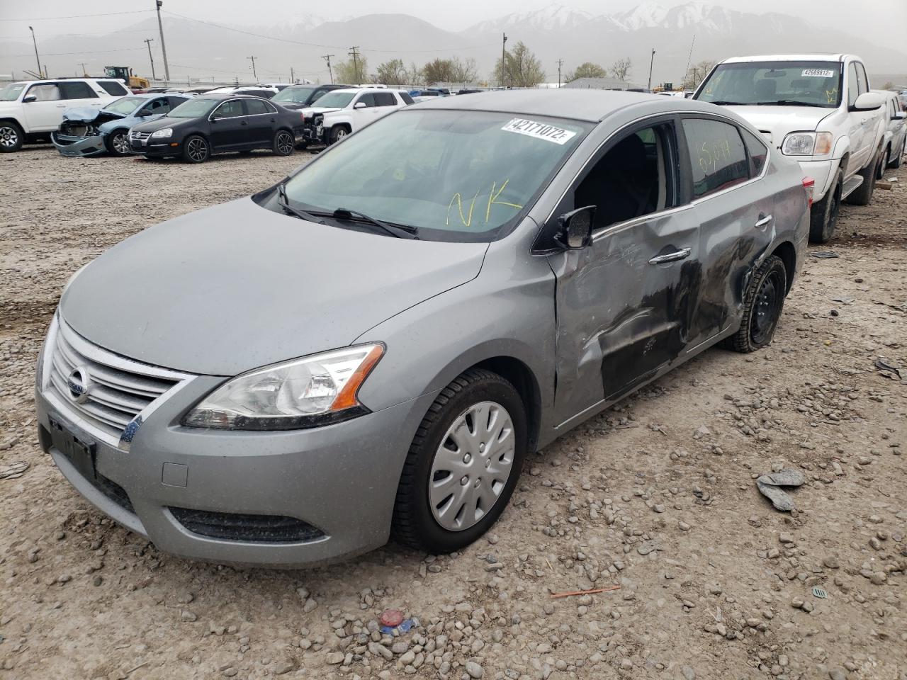 Photo 2 from auction – 2014 NISSAN SENTRA S with VIN 3N1AB7AP0EY246288