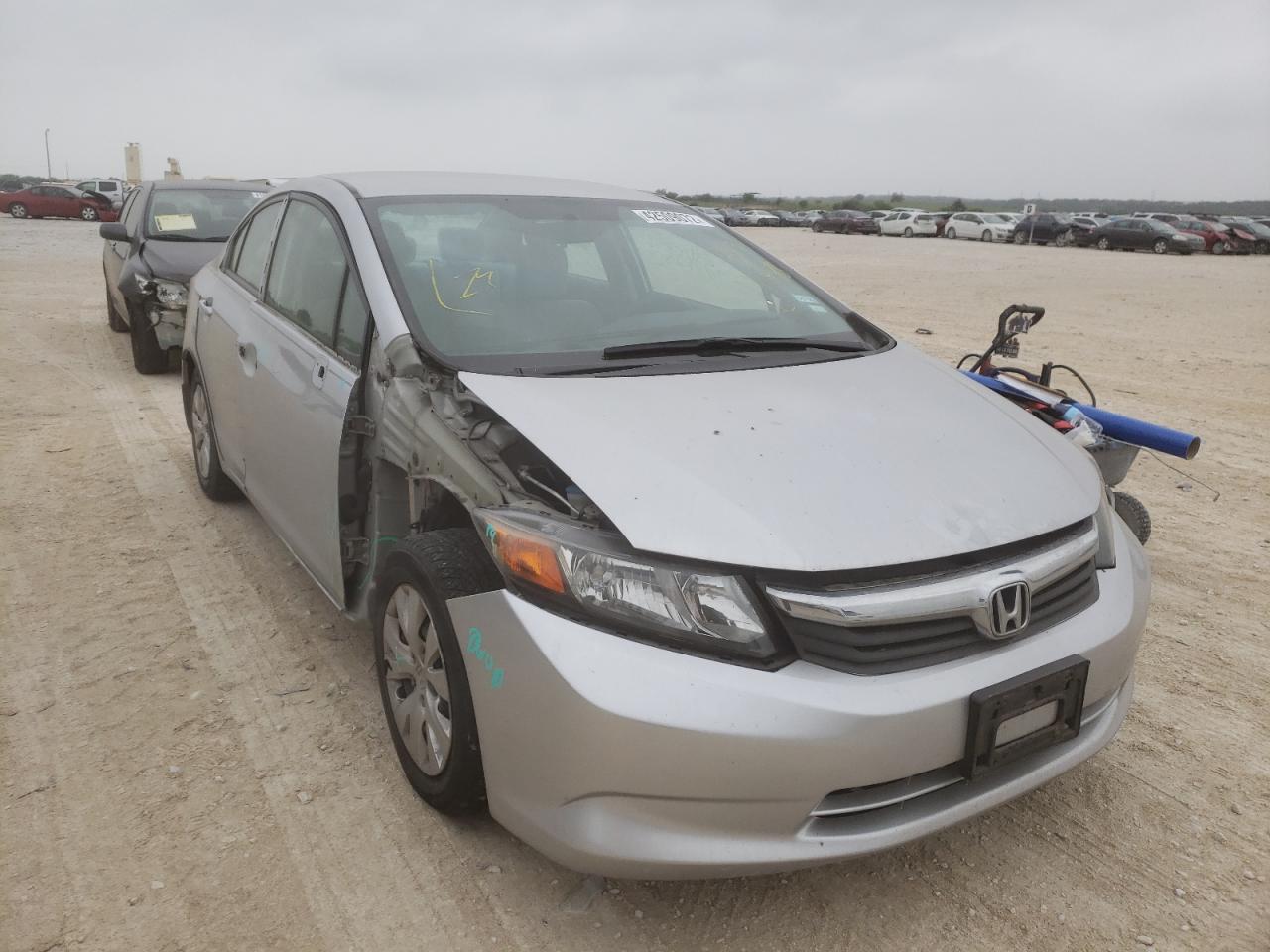 HONDA CIVIC LX 2012 with VIN 19XFB2F53CE369448 - Photo from auction