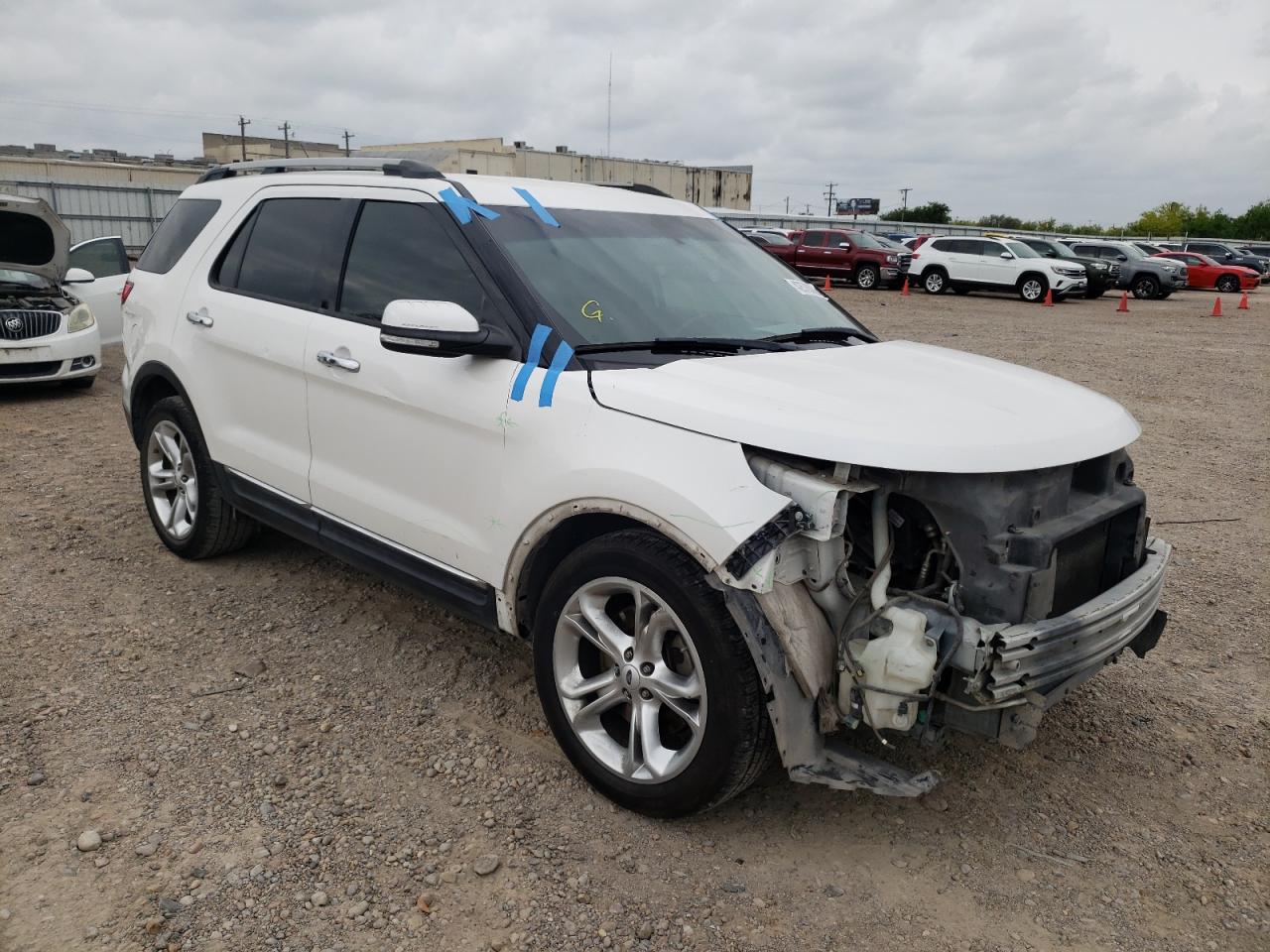 FORD EXPLORER L 2013 with VIN 1FM5K7F87DGC50429 - Photo from auction