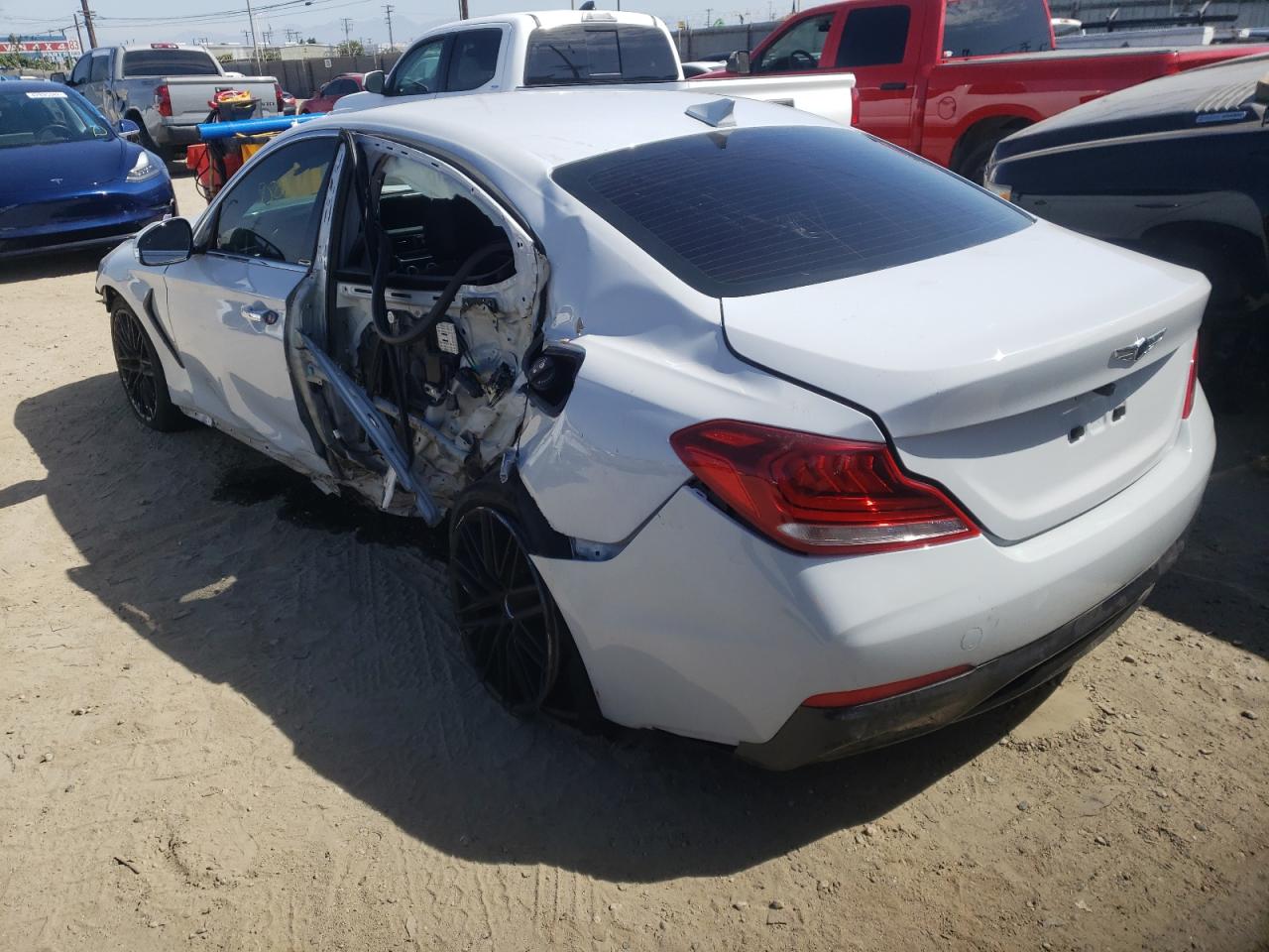 Photo 3 from auction – 2021 GENESIS G70 with VIN KMTG64LA1MU067148