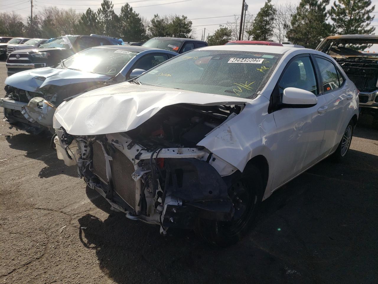 Photo 2 from auction – 2019 TOYOTA COROLLA L with VIN 2T1BURHE4KC236239