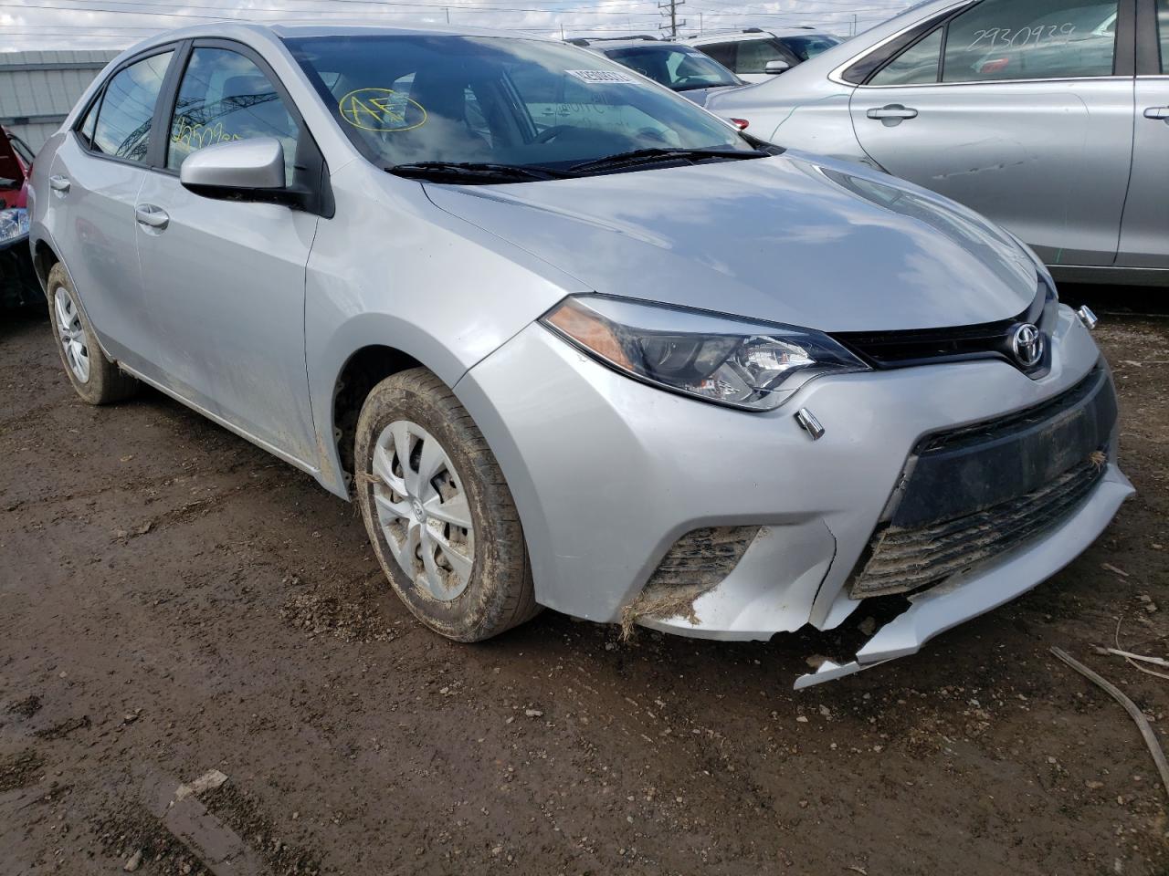 TOYOTA COROLLA L 2014 with VIN 5YFBURHE4EP173681 - Photo from auction