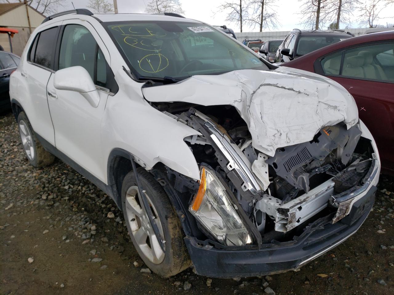 CHEVROLET TRAX LTZ 2015 with VIN 3GNCJTSB5FL167158 - Photo from auction