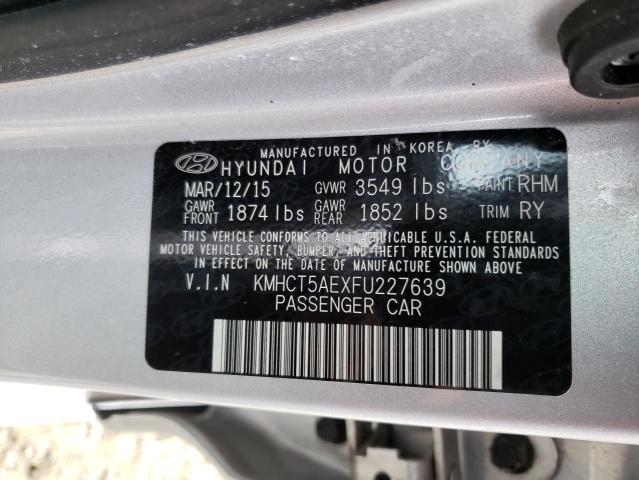 Photo 10 from auction – 2015 HYUNDAI ACCENT GS with VIN KMHCT5AEXFU227639