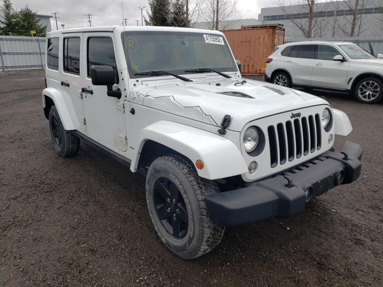 JEEP WRANGLER U 2015 with VIN 1C4BJWEG1FL614996 - Photo from auction