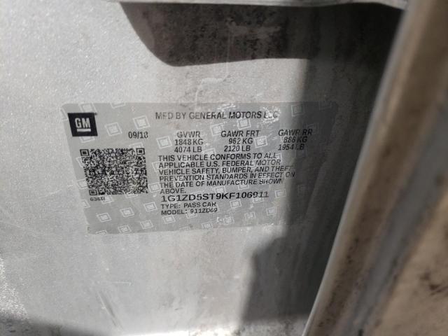 Photo 10 from auction – 2019 CHEVROLET MALIBU LT with VIN 1G1ZD5ST9KF106911