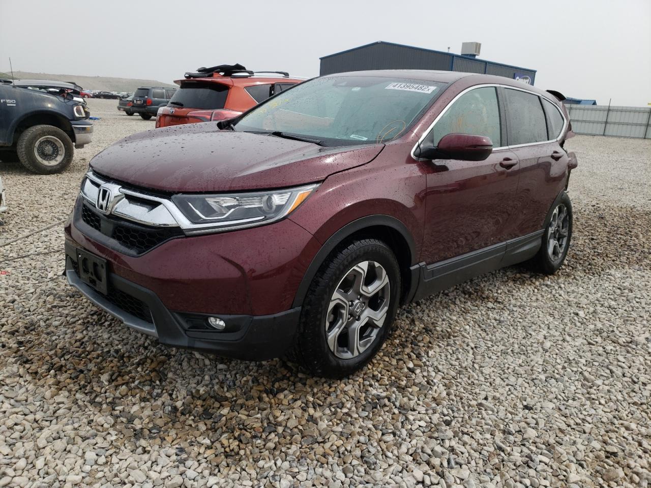 Photo 2 from auction – 2017 HONDA CR-V EX with VIN 2HKRW2H53HH677351
