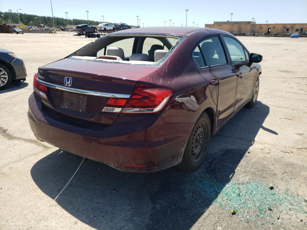 Photo 4 from auction – 2015 HONDA CIVIC LX with VIN 19XFB2F5XFE273983