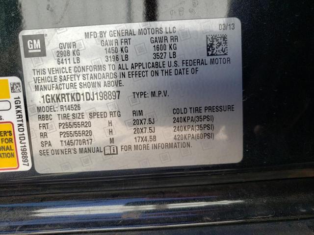 Photo 10 from auction – 2013 GMC ACADIA DEN with VIN 1GKKRTKD1DJ198897