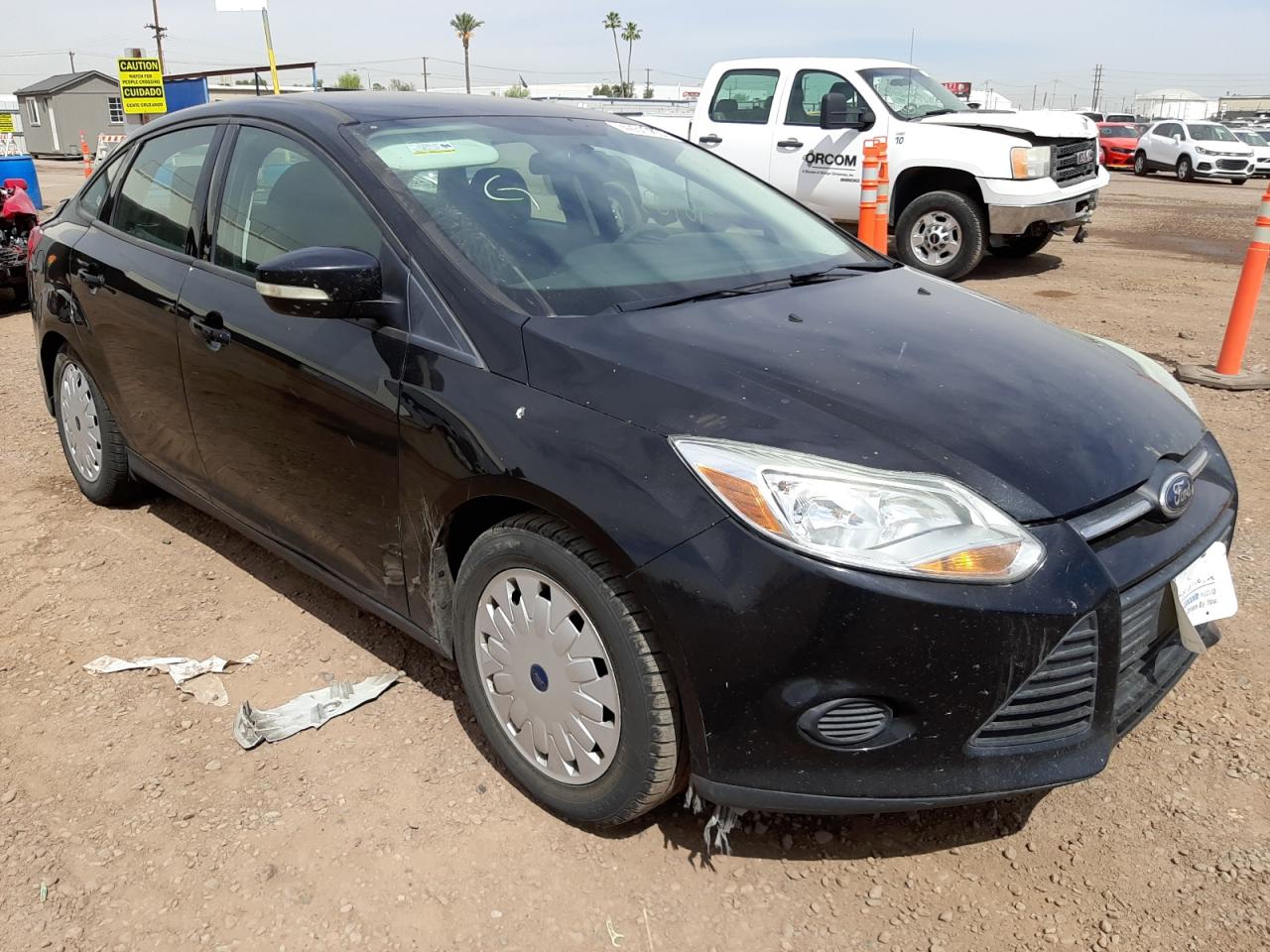 FORD FOCUS SE 2014 with VIN 1FADP3F26EL386703 - Photo from auction