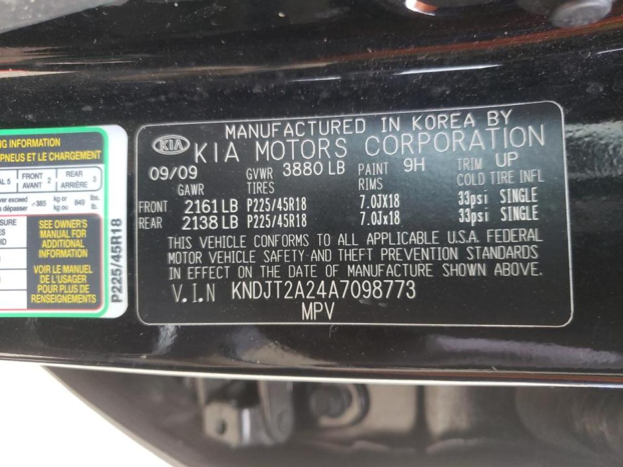 Photo 10 from auction – 2010 KIA SOUL + with VIN KNDJT2A24A7098773