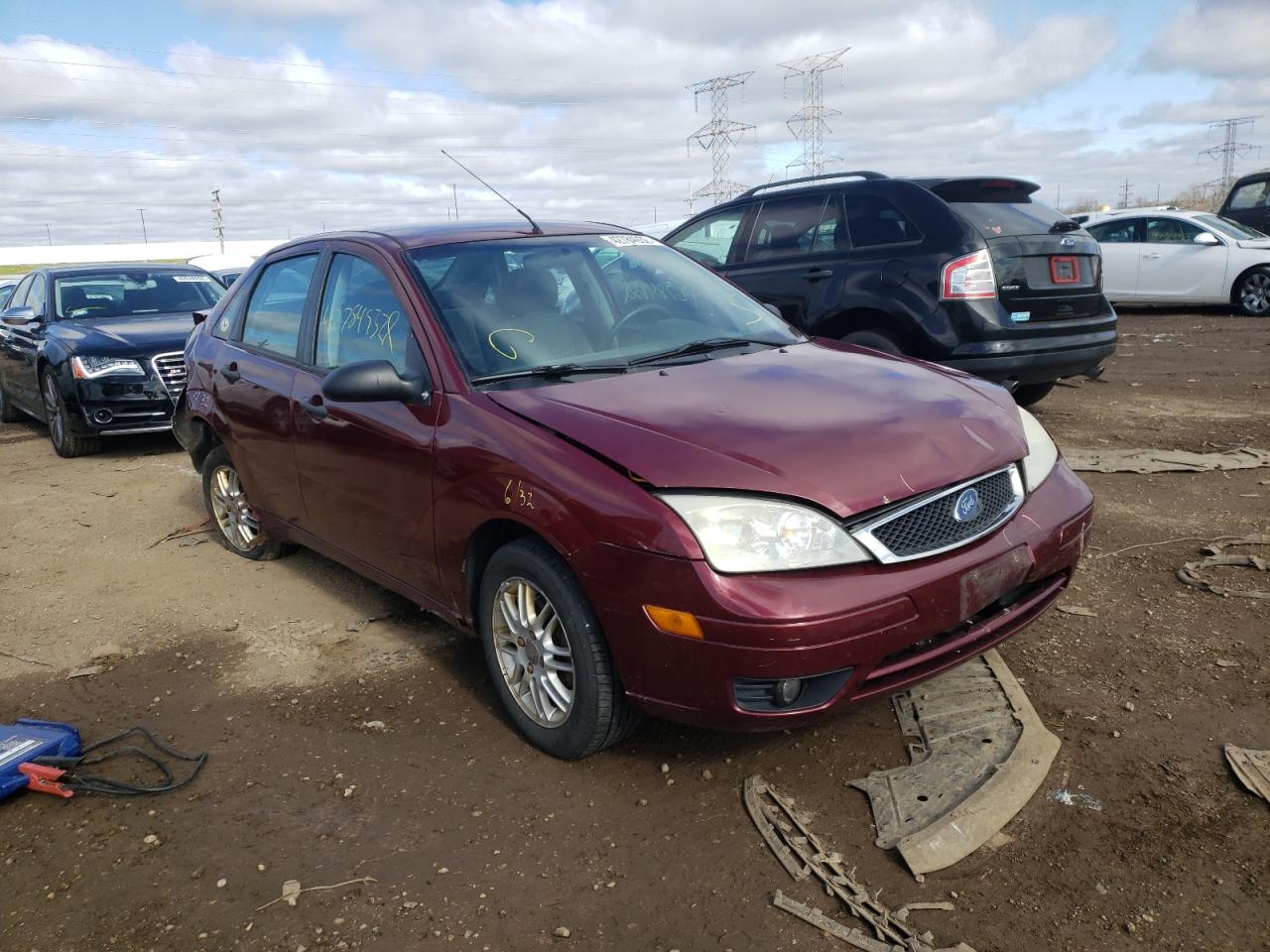 Photo 1 from auction – 2007 FORD FOCUS ZX4 with VIN 1FAHP34N47W118720