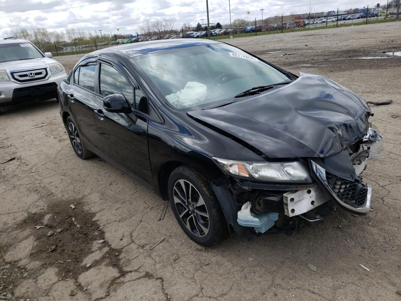 HONDA CIVIC LX 2013 with VIN 19XFB2F58DE089865 - Photo from auction