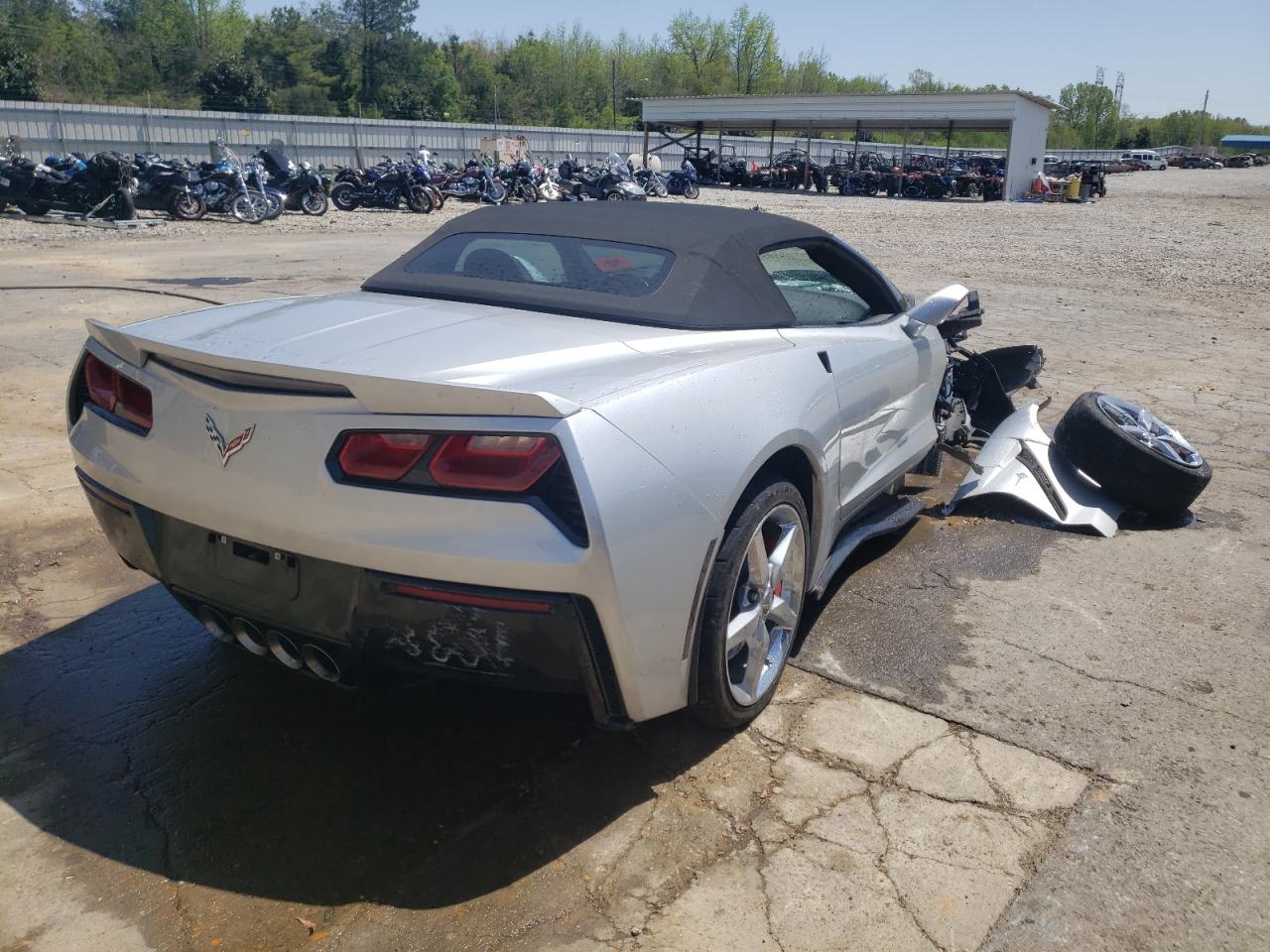 Photo 4 from auction – 2014 CHEVROLET CORVETTE S with VIN 1G1YD3D75E5119200