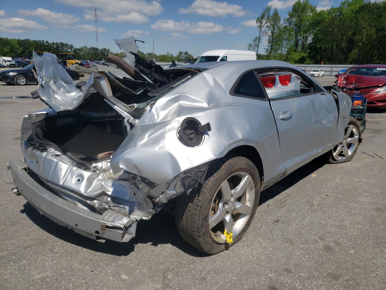 Photo 4 from auction – 2011 CHEVROLET CAMARO LT with VIN 2G1FB1ED8B9140935