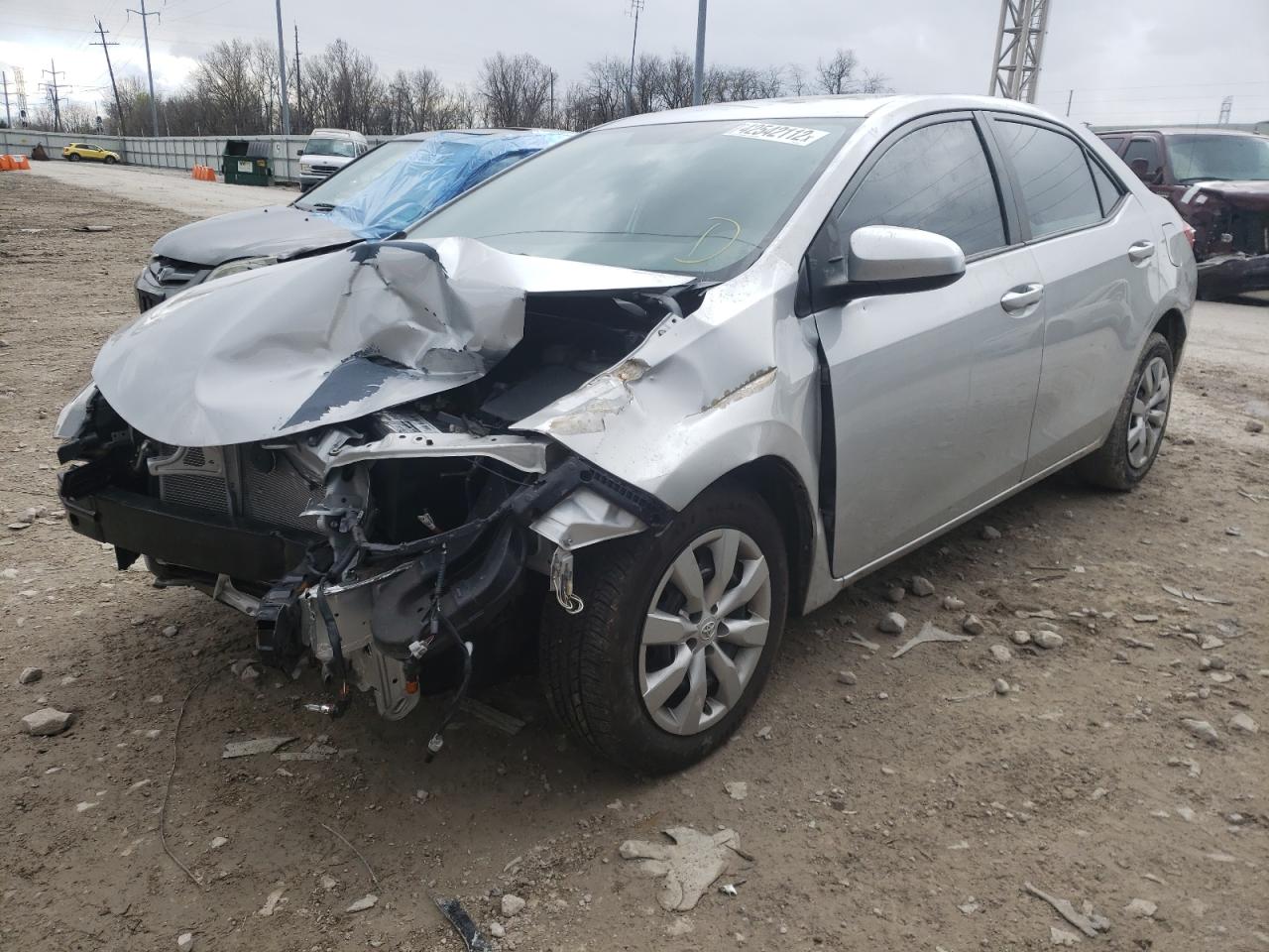 Photo 2 from auction – 2015 TOYOTA COROLLA L with VIN 2T1BURHE5FC237275