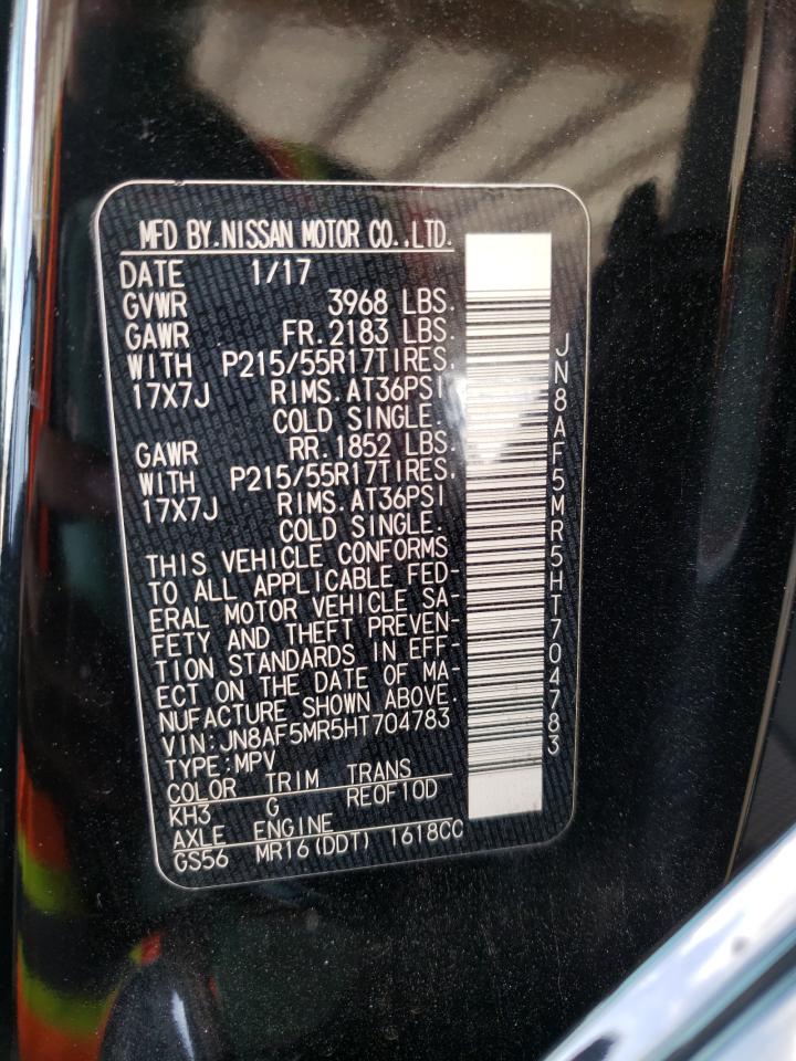 Photo 10 from auction – 2017 NISSAN JUKE S with VIN JN8AF5MR5HT704783