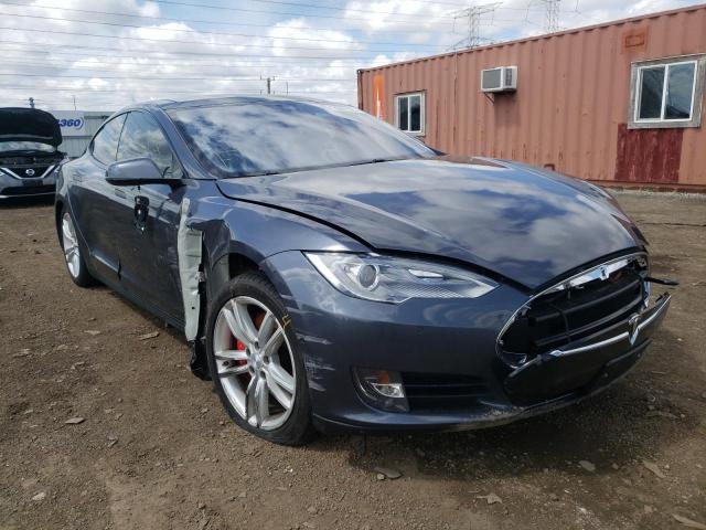 TESLA MODEL S 2014 with VIN 5YJSA1H27EFP63028 - Photo from auction