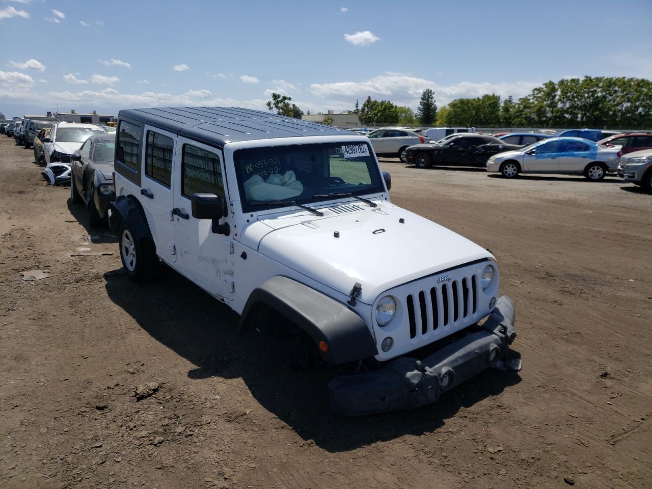 JEEP WRANGLER U 2016 with VIN 1C4BJWDG0GL280625 - Photo from auction