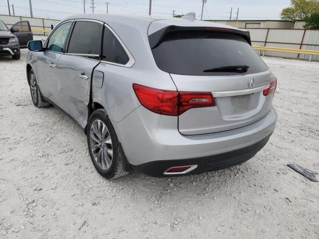 Photo 3 from auction – 2016 ACURA MDX TECHNO with VIN 5FRYD3H44GB015918