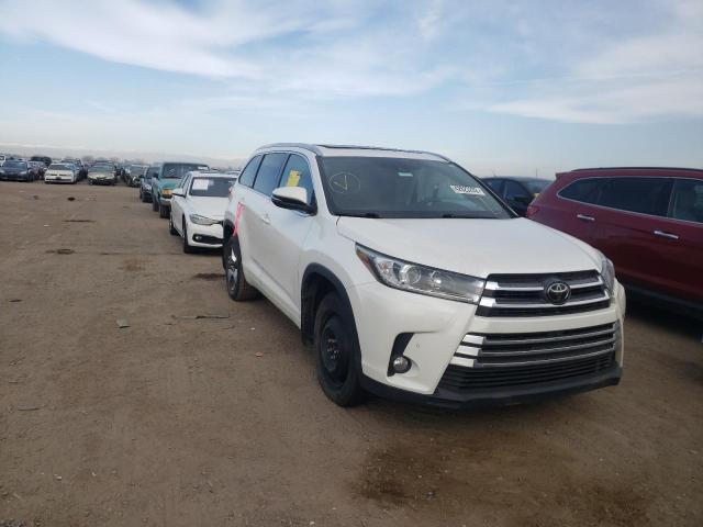 TOYOTA HIGHLANDER 2017 with VIN 5TDDZRFH7HS479311 - Photo from auction