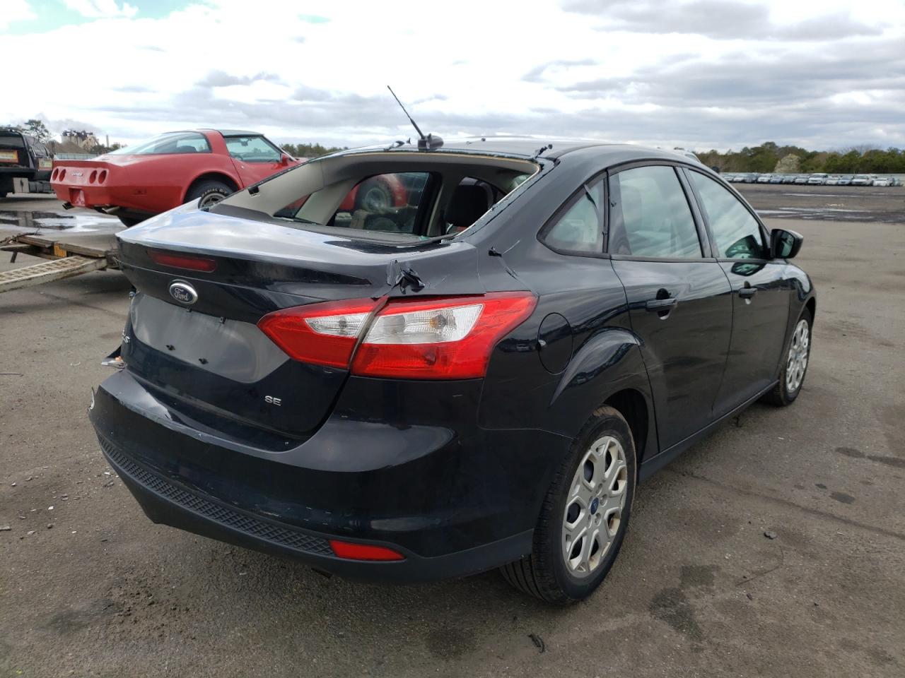 Photo 4 from auction – 2012 FORD FOCUS SE with VIN 1FAHP3F23CL246610