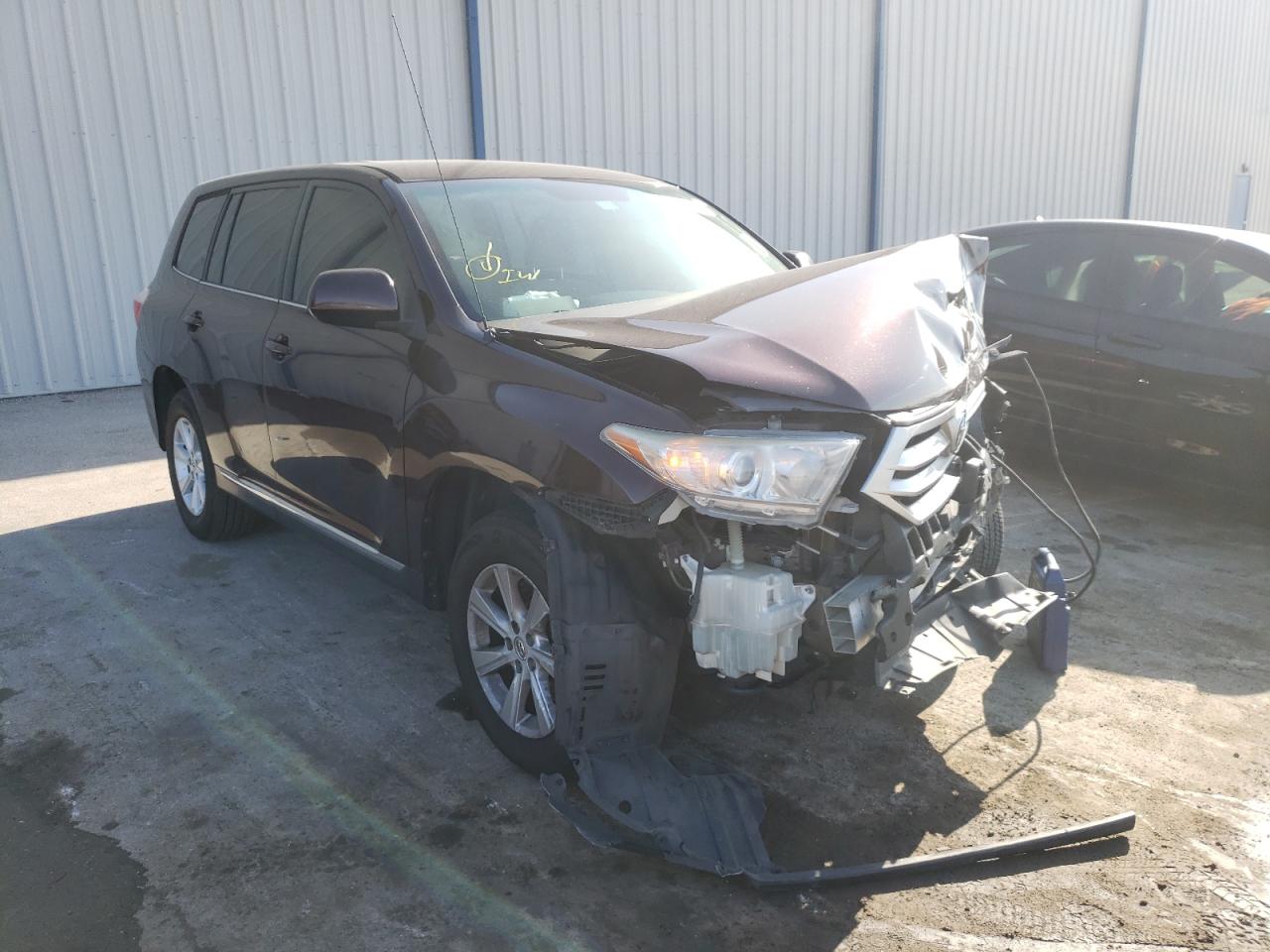 TOYOTA HIGHLANDER 2012 with VIN 5TDZK3EH3CS068375 - Photo from auction