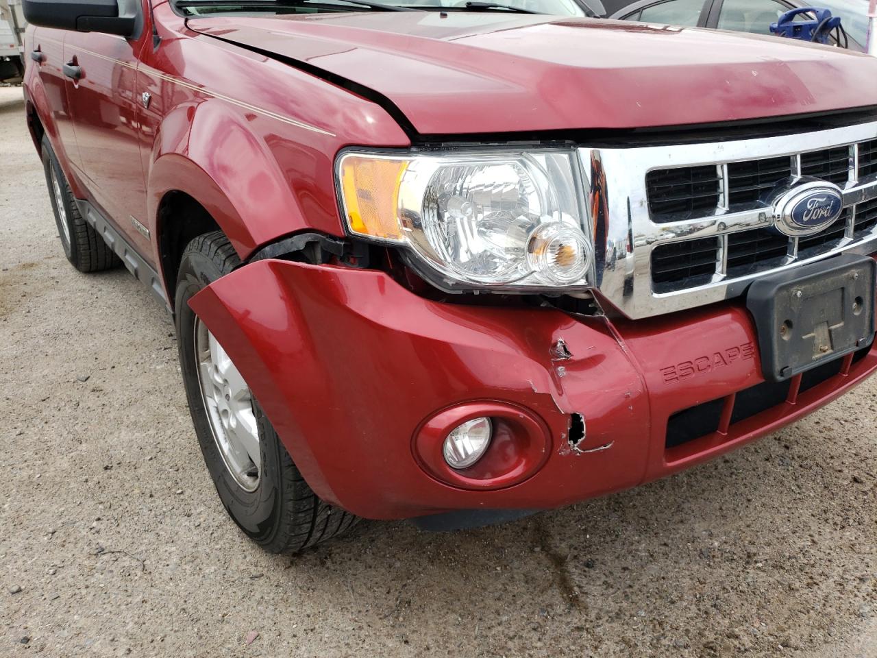Photo 9 from auction – 2008 FORD ESCAPE XLT with VIN 1FMCU93158KA78621