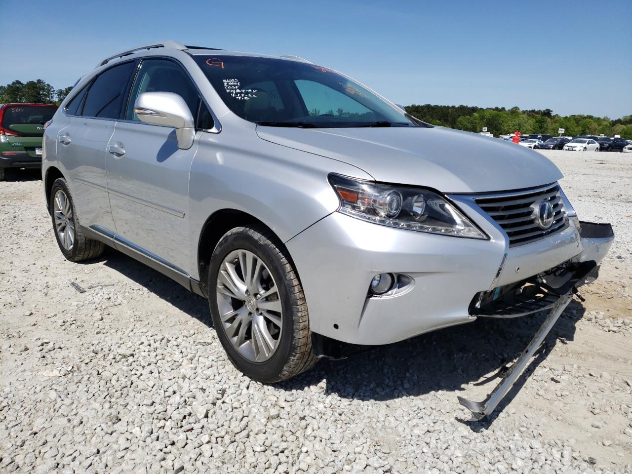 LEXUS RX 350 2013 with VIN 2T2ZK1BAXDC099916 - Photo from auction