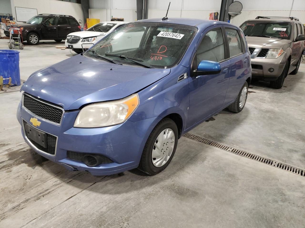 Photo 2 from auction – 2009 CHEVROLET AVEO LS with VIN KL1TD66E59B314310