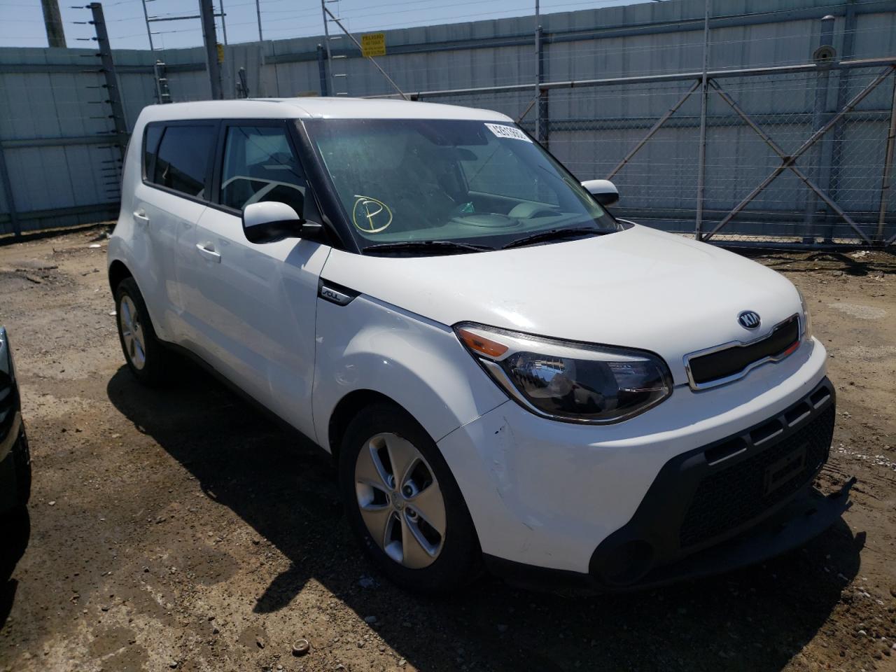 KIA SOUL 2015 with VIN KNDJN2A20F7224922 - Photo from auction