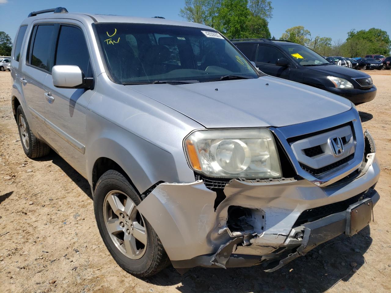 HONDA PILOT EXL 2009 with VIN 5FNYF48689B049513 - Photo from auction