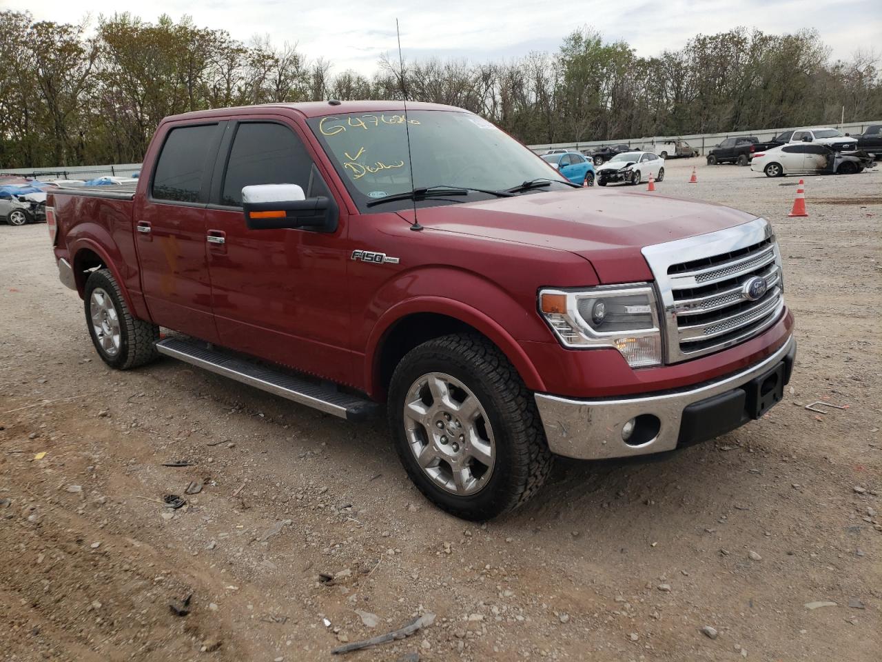 FORD F150 SUPER 2014 with VIN 1FTFW1CF6EKG47626 - Photo from auction